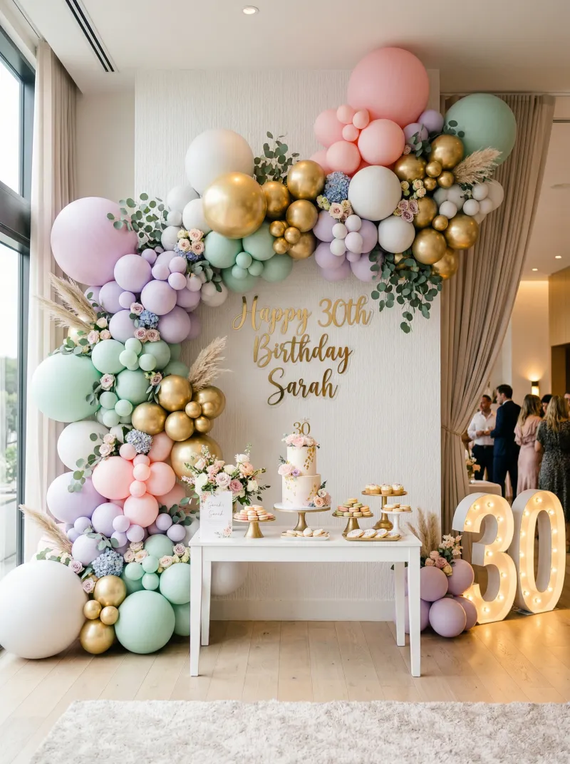 Ścianka balonowa — dekoracja na urodziny i imprezy