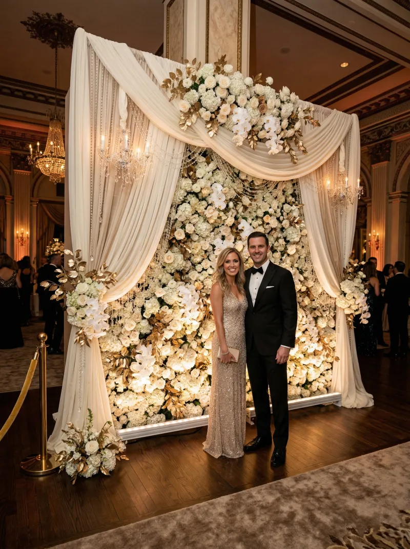 Ścianka premium — ekskluzywna dekoracja eventowa